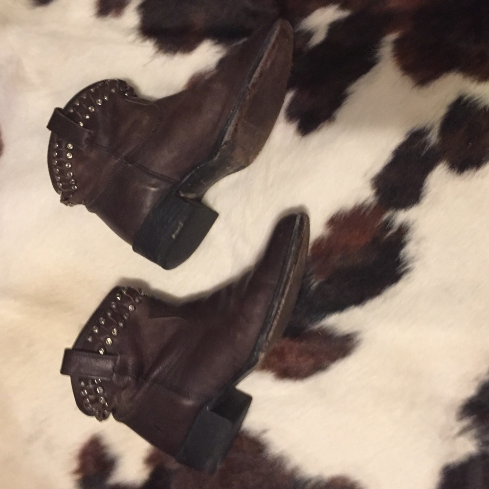 Frye Diana Studded Booties